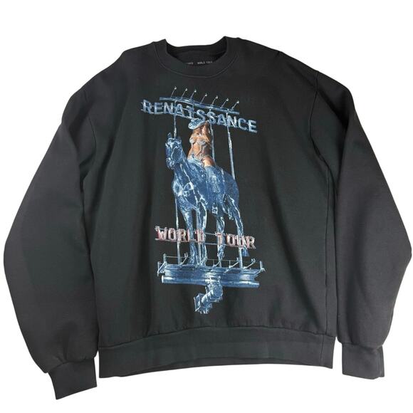 Beyoncé Renaissance World Tour Black Crewneck - M - Picture 1 of 5